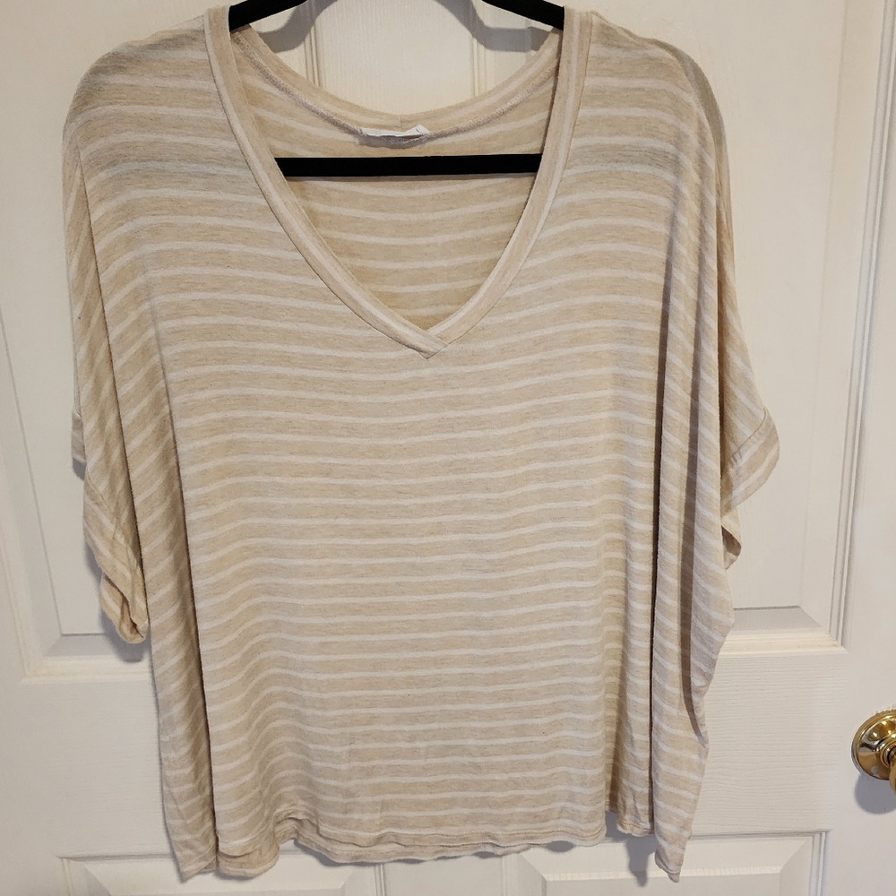 🍁2 for $15🍁 Darrylann Denner x Pink Lily Striped shirt Sz XL